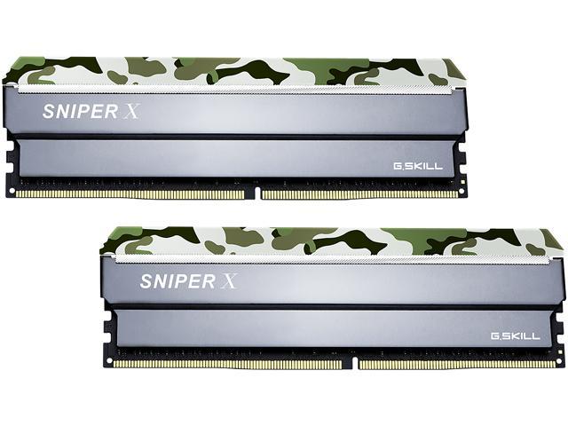 G.SKILL Sniper X Series 16GB (2 x 8GB) DDR4 3000 (PC4 24000) Desktop Memory Model F4-3000C16D-16GSXFB