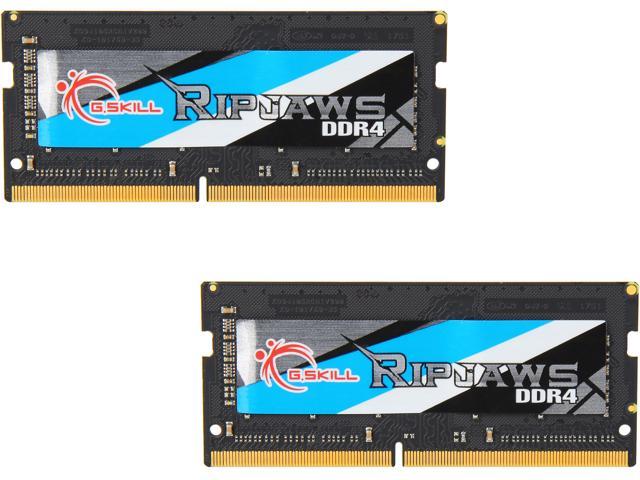 G.SKILL Ripjaws SO-DIMM 16GB (2 x 8GB) 260-Pin DDR4 SO-DIMM DDR4 3200 (PC4 25600) Laptop Memory Model F4-3200C18D-16GRS