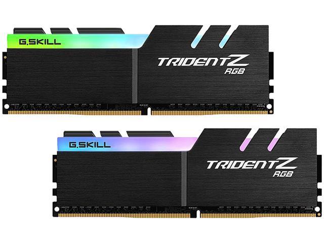 G.SKILL TridentZ RGB Series 16GB (2 x 8GB) DDR4 4600 (PC4 36800) Desktop Memory Model F4-4600C18D-16GTZR