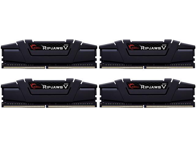 G.SKILL Ripjaws V Series 32GB (4 x 8GB) DDR4 4000 (PC4 32000) Desktop Memory Model F4-4000C17Q-32GVKB