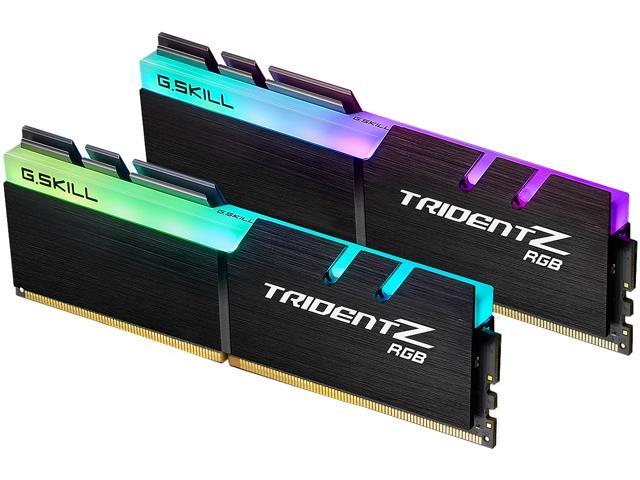 G.SKILL TridentZ RGB Series 16GB (2 x 8GB) 288-Pin PC RAM DDR4 4000 (PC4 32000) Desktop Memory Model F4-4000C18D-16GTZRB