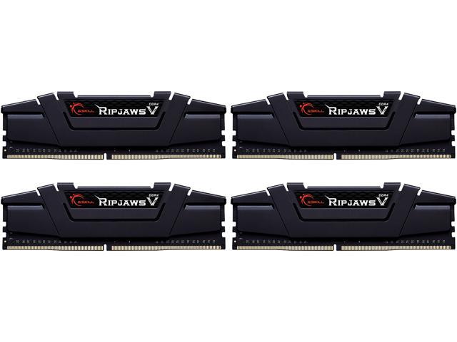G.SKILL Ripjaws V Series 32GB (4 x 8GB) DDR4 3600 (PC4 28800) Desktop Memory Model F4-3600C14Q-32GVKA