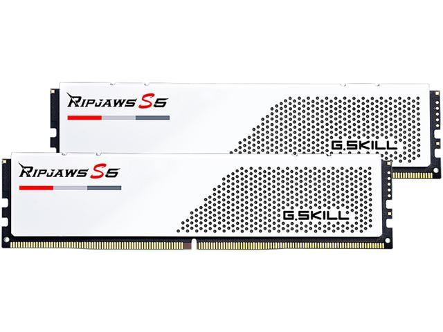 G.SKILL Ripjaws S5 Series 32GB (2 x 16GB) 288-Pin PC RAM DDR5 5200 Desktop Memory Model F5-5200J2834F16GX2-RS5W