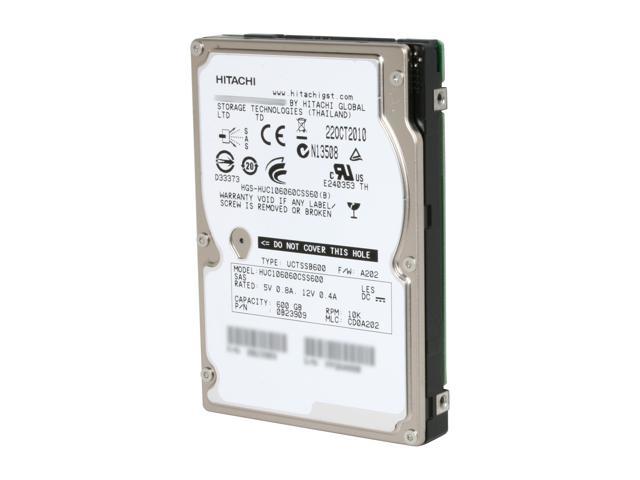 Hitachi GST Ultrastar 0B23909 600GB 10000 RPM 64MB Cache SAS 6Gb/s 2.5" Enterprise Hard Disk Drive Bare Drive