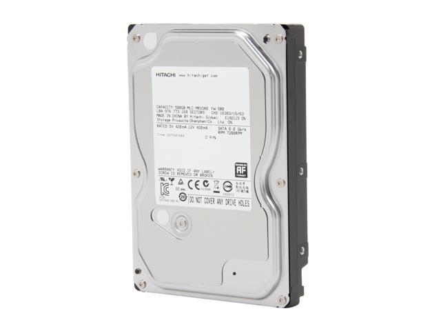 Hitachi GST Deskstar 7K1000.D HDS721050DLE630 (0F13178) 500GB 7200 RPM 32MB Cache SATA 6.0Gb/s 3.5" Internal Hard Drive Bare Drive