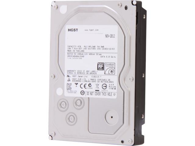 HGST 0F19847 4TB 5700 RPM 64MB Cache SATA 3.5" Internal Hard Drive Bare Drive