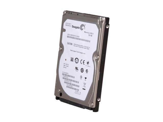 Seagate Momentus 5400.6 ST9500325AS 500GB 5400 RPM 8MB Cache SATA 3.0Gb/s 2.5" Internal Notebook Hard Drive Bare Drive