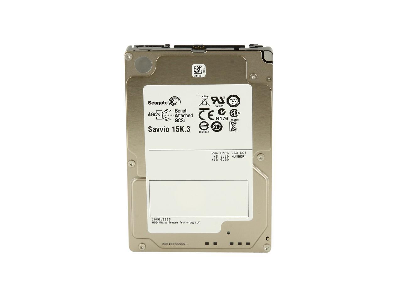 Seagate Savvio 15K.3 ST9300653SS 300GB 15000 RPM 64MB Cache SAS 6Gb/s 2.5" Internal Enterprise Hard Drive Bare Drive