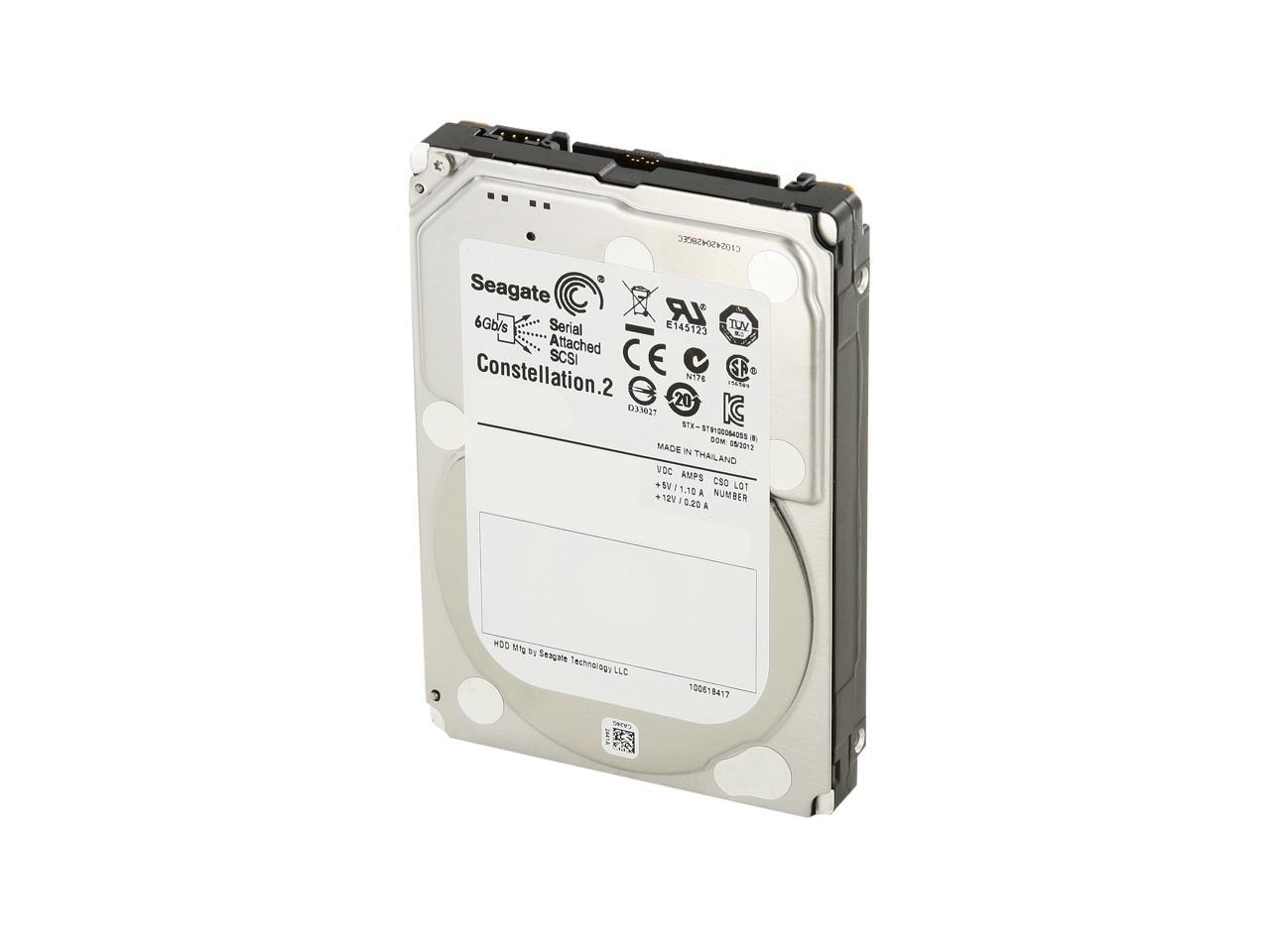 Seagate Constellation.2 ST91000640SS 1TB 7200 RPM 64MB Cache SAS 6Gb/s 2.5" Internal Enterprise Hard Drive Bare Drive