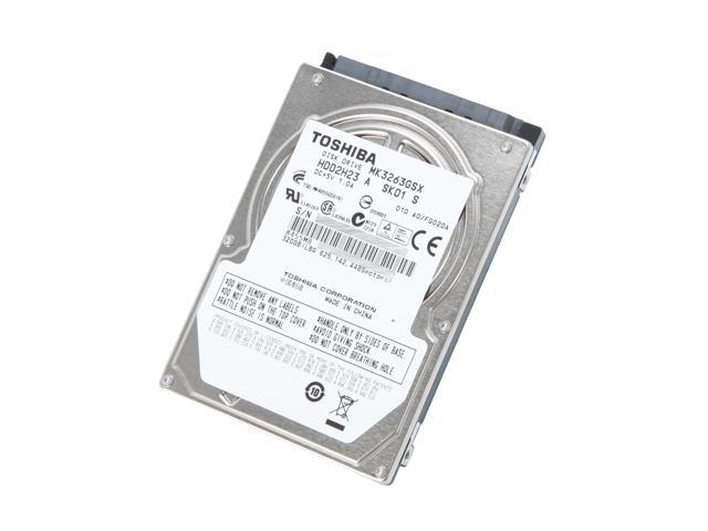 TOSHIBA MK3263GSX 320GB 5400 RPM 8MB Cache SATA 3.0Gb/s 2.5" Internal Notebook Hard Drive Bare Drive