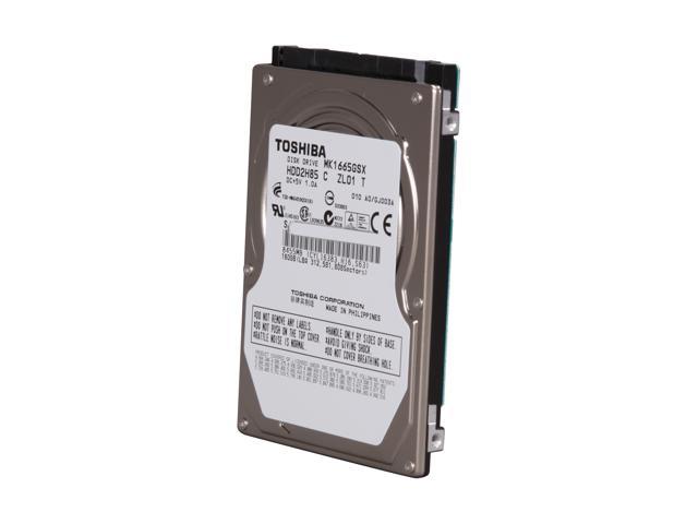 TOSHIBA MK1665GSX 160GB 5400 RPM 8MB Cache SATA 3.0Gb/s 2.5" Internal Notebook Hard Drive Bare Drive