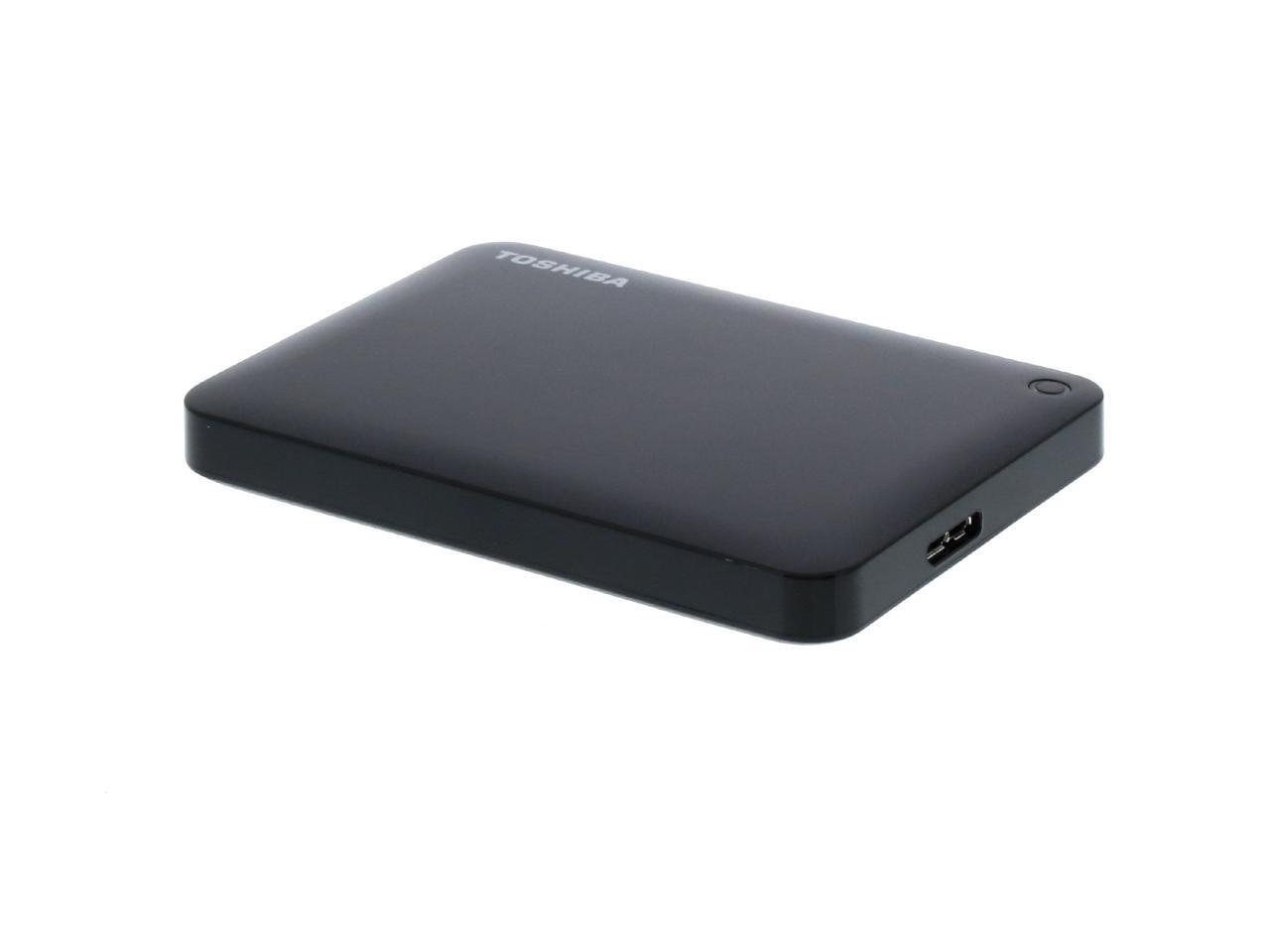 TOSHIBA 1TB Canvio Connect II Portable Hard Drive USB 3.0 Model HDTC810XK3A1 Black