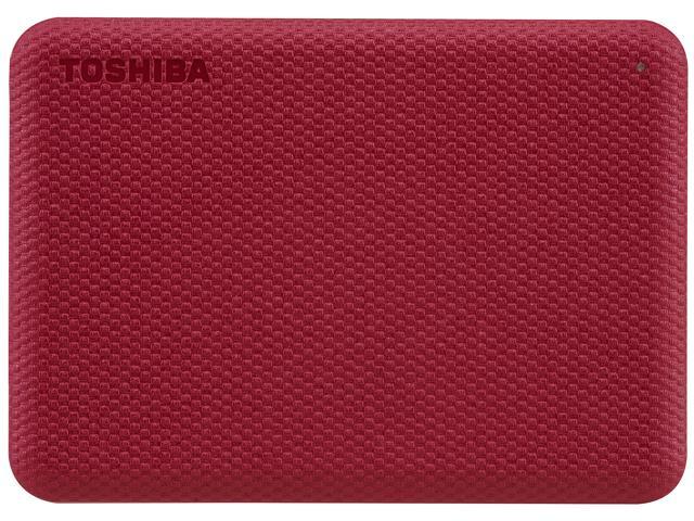TOSHIBA 2TB Canvio Advance Portable External Hard Drive USB 3.0 Model HDTCA20XR3AA Red