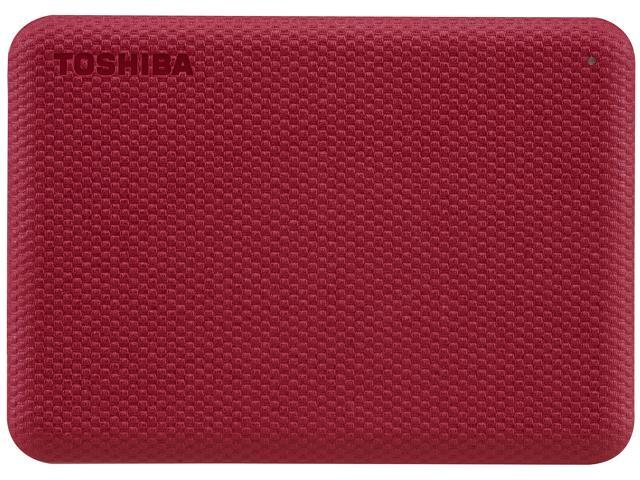 TOSHIBA 4TB Canvio Advance Portable External Hard Drive USB 3.0 Model HDTCA40XR3CA Red
