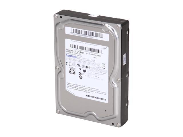 SAMSUNG EcoGreen F2 HD154UI 1.5TB 7200 RPM 32MB Cache SATA 3.0Gb/s 3.5" Internal Hard Drive Bare Drive