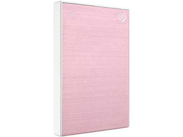 Seagate 2TB Backup Plus Slim Portable Hard Drive USB 3.0 Model STHN2000405 Rose Gold