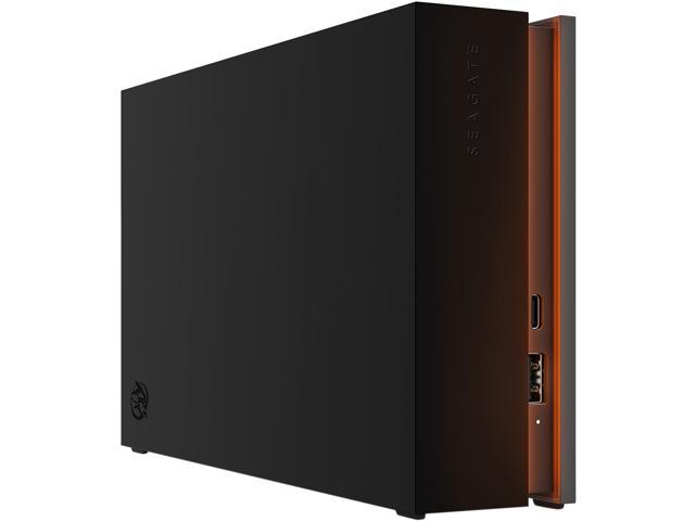 Seagate FireCuda Gaming Hub External Hard Drive HDD 8TB - USB 3.2, Customizable RGB LED Lighting, Dual Forward-Facing USB for Desktop PC with Rescue Services (STKK8000400)