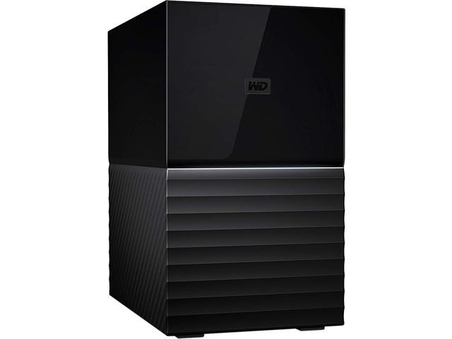 WD My Book Duo 20TB USB 3.1 Gen 1 (2 x Type-A, 1 x Type-C) External Hard Drive WDBFBE0200JBK-EESN Black
