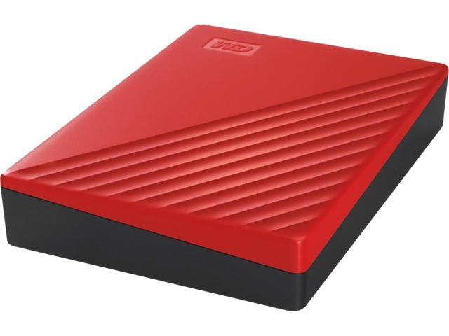 WD 4TB My Passport Portable Storage USB 3.2 Gen 1 Model WDBPKJ0040BRD Red