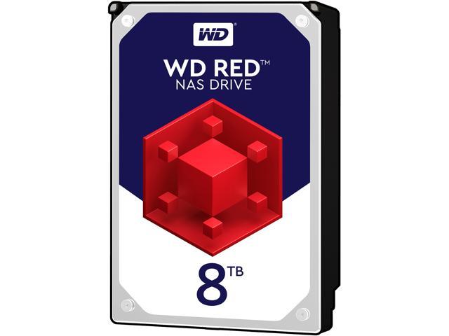 WD Red 8TB NAS Hard Disk Drive - 5400 RPM Class SATA 6Gb/s 128MB Cache 3.5 Inch - WD80EFZX