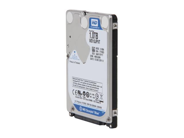 Western Digital Scorpio Blue 1Tb 5400Rpm Sataii 7Pin Mobile Hard Drives. 8Mb Buffer 2.5Inch Low Profile (1.0 Inch)