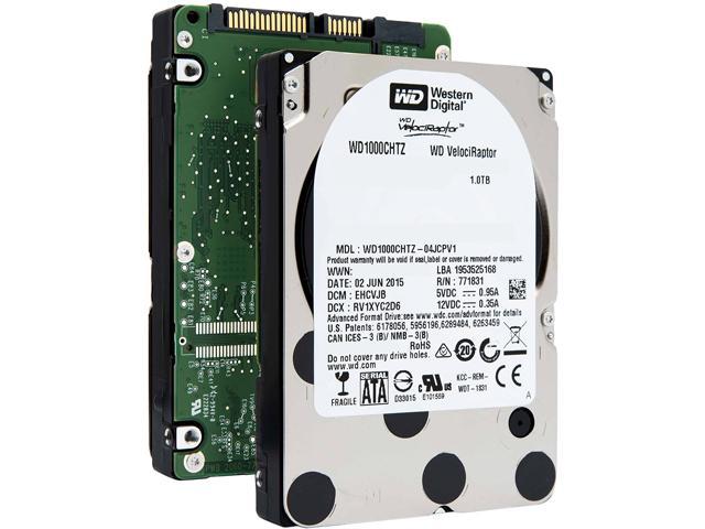 Western Digital WD VelociRaptor WD1000CHTZ 1TB 10000 RPM 64MB Cache SATA 6.0Gb/s 2.5" Enterprise Hard Drive Bare Drive