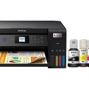 Epson EcoTank ET-2850 Black Wireless Color All-in-One Printer (C11CJ63201)