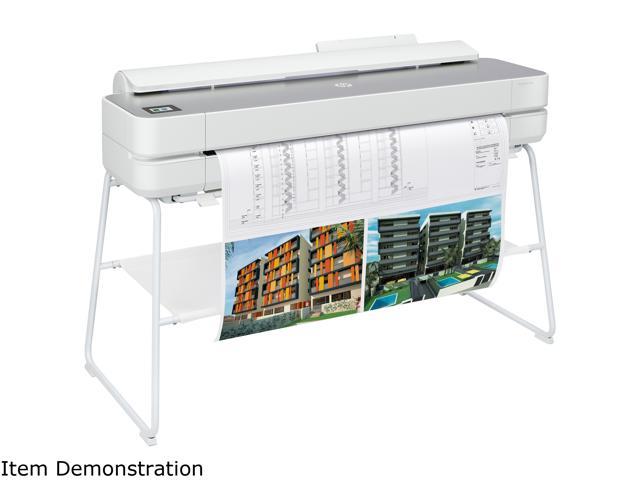 HP DesignJet Studio Steel Large Format Wireless Plotter Printer - 36", with High-Tech Steel Design (5HB14C)