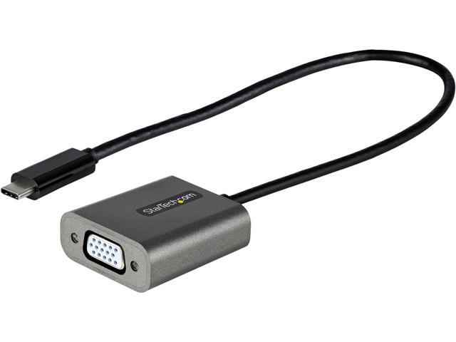StarTech 12" USB C to VGA Adapter Dongle Video Converter CDP2VGAEC