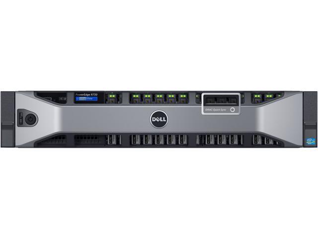 Dell PowerEdge R730 - Server - rack-mountable - 2U - 2-way - 2 x Xeon E5-2660V4 / 2 GHz - RAM 64 GB - SAS - hot-swap 2.5" - HDD 1.2 TB - G200eR2 - GigE - no OS - monitor: none