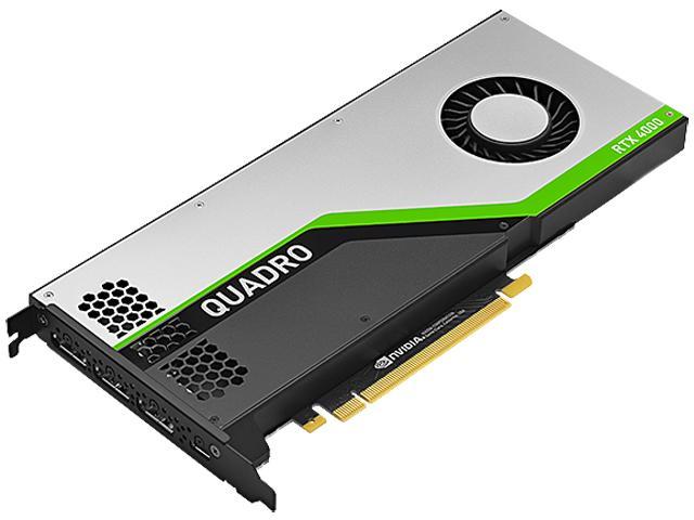PNY Quadro RTX 4000 VCQRTX4000-PB 8GB GDDR6 PCI Express 3.0 x16 Video Cards - Workstation