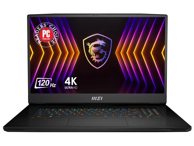 MSI GT Series - 17.3" 4K / UHD 120 Hz - Intel Core i9 12th Gen 12900HX (2.30GHz) - NVIDIA GeForce RTX 3070 Ti Laptop GPU - 64 GB DDR5 - 2 TB PCIe SSD - Windows 11 Pro 64-bit - Gaming Laptop (TITAN GT77 12UGS-008 )