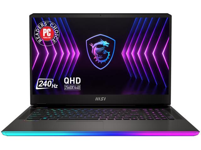 MSI GE Series - 17.3" 240 Hz - Intel Core i9 12th Gen 12900HX (2.30GHz) - NVIDIA GeForce RTX 3080 Ti Laptop GPU - 32 GB DDR5 - 1 TB PCIe SSD - Windows 11 Pro 64-bit - Gaming Laptop (Raider GE77HX 12UHS-082 )