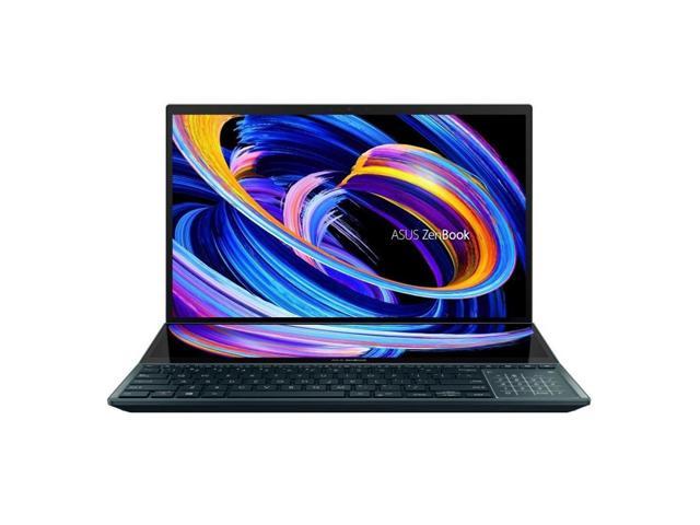 ASUS Laptop ZenBook Pro Duo Intel Core i9 12th Gen 12900H (2.50GHz) 32GB Memory 1 TB PCIe SSD NVIDIA GeForce RTX 3060 Laptop GPU 15.6" 4K / UHD Touchscreen Windows 11 Pro 64-bit UX582ZM-XS99T