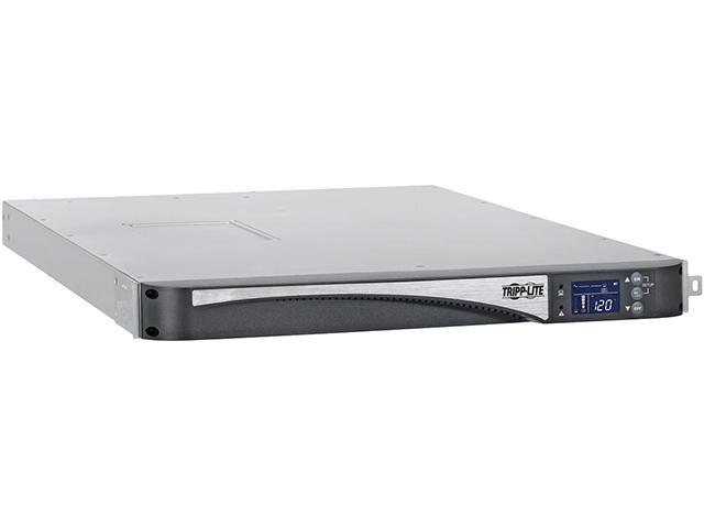 TRIPP LITE SU2000LCD1U 120V 2000VA 1600W Double-Conversion UPS - 5 Outlets, Card Slot, LCD, USB, DB9, 1U Rack