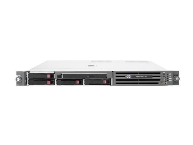 HP ProLiant DL360 G4p Rack Xeon 3.4 GHz 1 GB DDR2 Servers Intel Xeon 3.4 GHz 1 GB (2 x 512 MB) PC2-3200 DDR2 400 380078-001