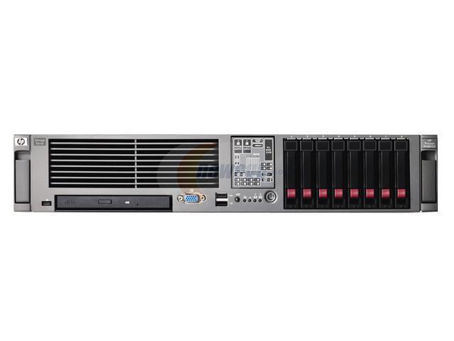HP Rack ProLiant DL380 G5 E5450 3.0GHz Quad Core 4GB High Performance Rack Server (2) Quad-Core Intel Xeon Processors E5450 (3.00 GHz, 1333MHz FSB, 120W) 4GB (4 x 1GB) PC2-5300 DDR2 492205-001
