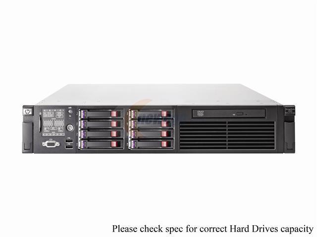 HP StorageWorks X1800 Rack Intel Xeon E5530 2.4 GHz 2.4TB HDD SmartBuy Network Storage System (AP792SB) Intel Xeon Processor E5530 2.4 GHz 6GB (3 x 2GB) DDR3 8 x 300GB 6G 10K SFF Dual-port SAS AP792SB