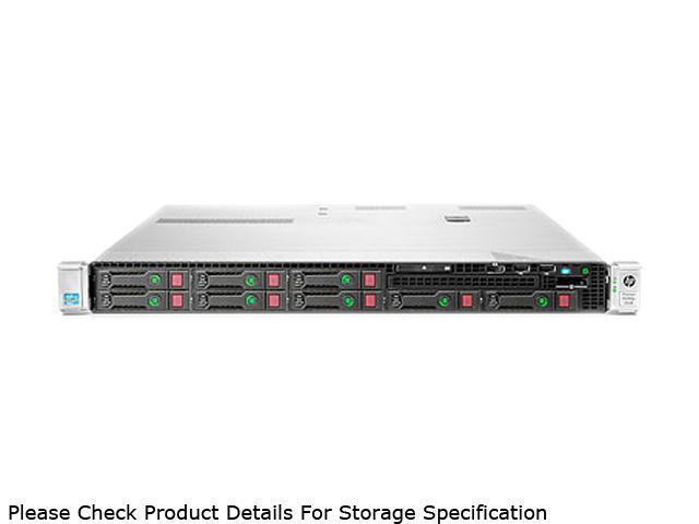 HP ProLiant DL360p Gen8 Rack Server System Intel Xeon E5-2609 2.4GHz 4C/4T (Max 2 Sockets/8 Cores) 8GB (1 x 8GB) DDR3 No Hard Drive (8 SFF HDD Bays) 670632-S01