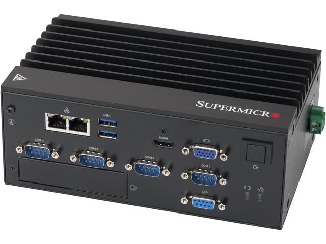 Supermicro SuperServer E100-9AP-IA Mini PC Server - 1 x Intel Atom x5-E3940 Quad-core (4 Core) 1.60 GHz DDR3L SDRAM - Serial ATA/600 Controller - 1 x 60 W