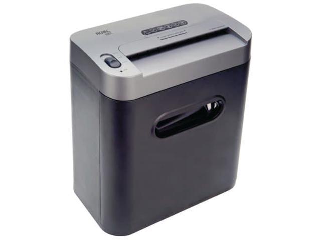 Royal 100X 29171Y 10-Sheet Full-Size Cross-Cut Shredder with Console - Black