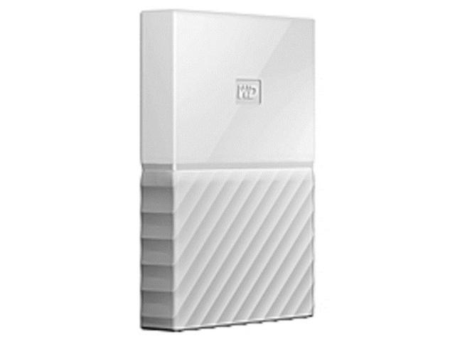 WD My Passport WDBYFT0020BWT-WESN 2 TB External Hard Drive - USB 3.0 - Portable - White - 256-bit Encryption Standard