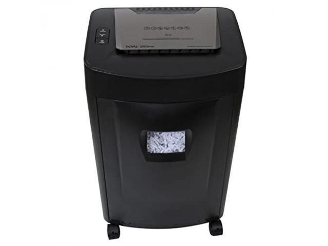Royal 260MX Paper Shredder - Non-continuous Shredder - Cross Cut - 20 Per Pass - for shredding Paper, CD, DVD, Credit Card, Staples - 8.75" Throat - 1 Hour Run Time - 40 Minute Cool Down Time - 8