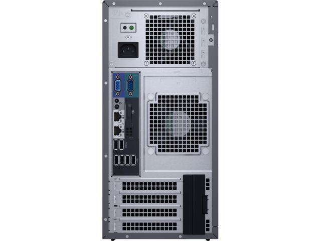 Dell PowerEdge T130 Mini-tower Server - 1 x Intel Xeon E3-1220 v6 Quad-core (4 Core) 3 GHz - 8 GB Installed DDR4 SDRAM - 1 TB (1 x 1 TB) Serial ATA/600 HDD - Serial ATA, Serial Attached SCSI (SAS) Controller - 290 W