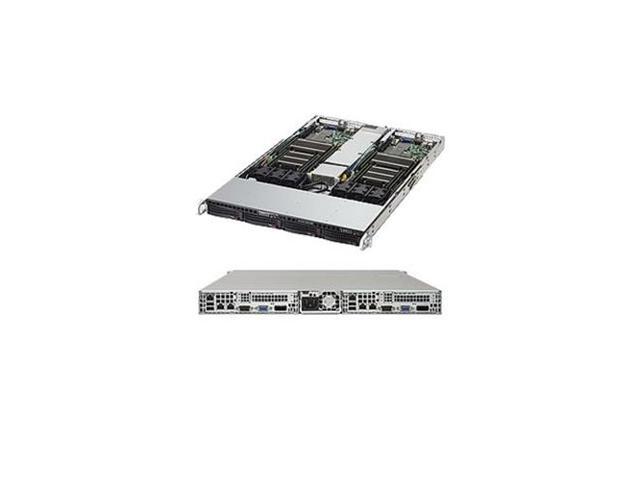 Supermicro SYS-6018TR-TF  System SYS-6018TR-TF E5-2600v3 S2011 DR4 2x3.5 SAS SATA PCIE 1000W