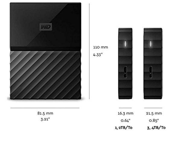 WD 2TB My Passport for Mac Portable Hard Drive - Time Machine Ready with Password Protection