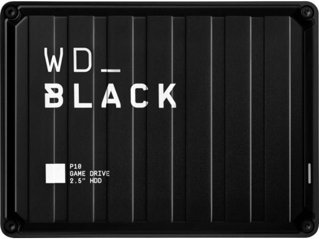 Western Digital - WD_BLACK P10 5TB External USB 3.2 Gen 1 Portable Hard Drive - Black For PlayStation 4  WDBA3A0050BBK-WEBB
