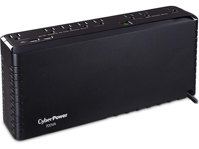 CyberPower ST625U Standby UPS System, 625VA/360W, 8 Outlets, 2 USB Charging Ports, Compact