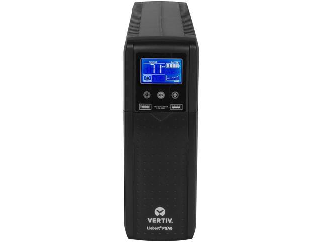 Liebert PSA5 UPS - 1000VA/600W 120V | Line Interactive AVR Tower UPS | Energy Star Certified (PSA5-1000MT120)