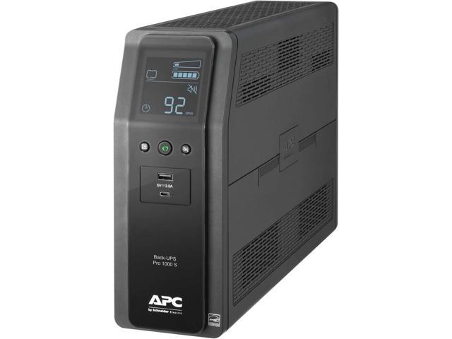 APC UPS 1000VA Sine Wave UPS Battery Backup and Surge Protector, BR1000MS Backup Battery Power Supply with AVR, (2) USB Charger Ports